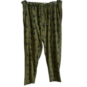 Buckhorn River Deer Antler Lounge Pant Men XL Deer Hunting Sleepwear Has Pockets